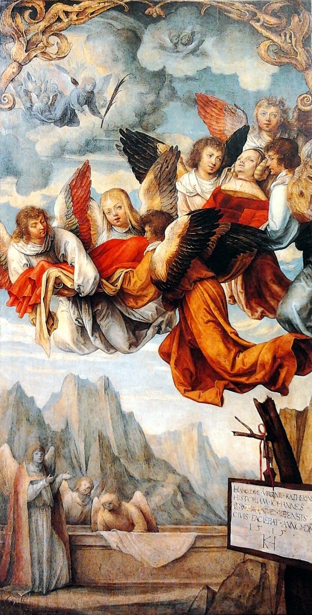Assumption of St. Catherine by Hans von Kulmbach