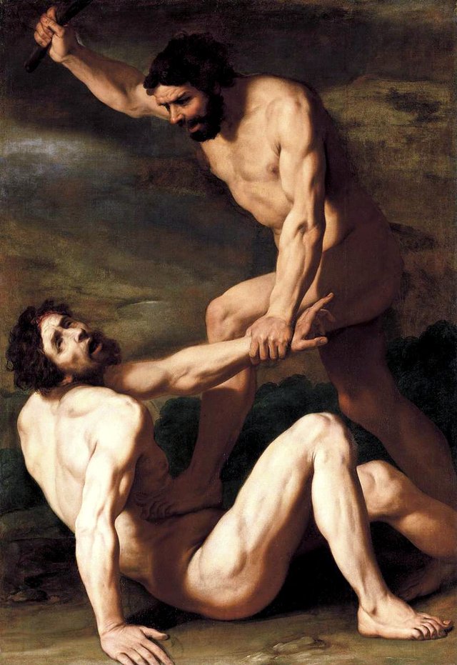 Cain Killing Abel by Daniele Crespi