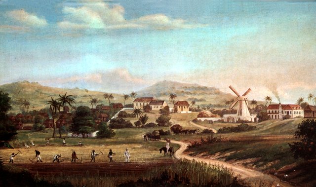 Pastoral scene from the Danish West Indies by Fritz Melbye