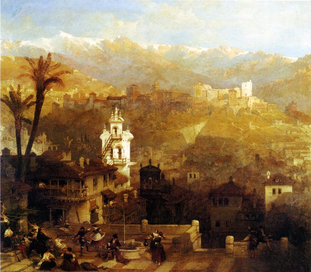 Alhambra and Albaicin by David Roberts