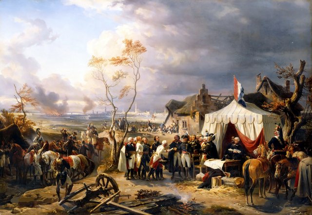 The Capitulation of the Citadel at Antwerp by Henri Félix Emmanuel Philippoteaux