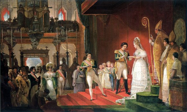 Second marriage de S.M.I. D. Pedro I er by Jean-Baptiste Debret