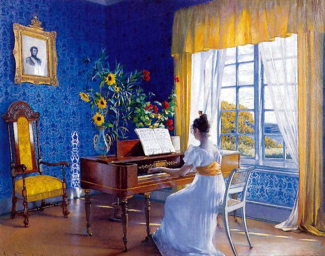 Torderød Manor, interior by Asta Nørregaard