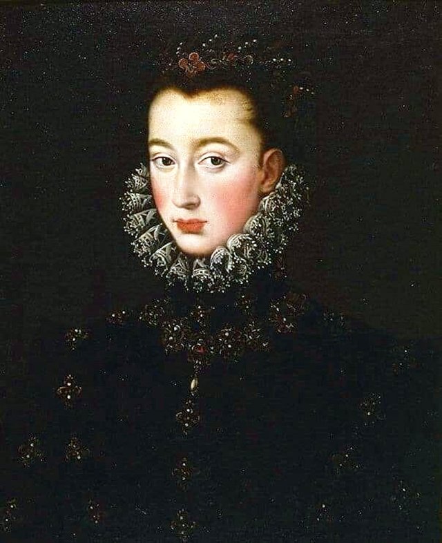 Portrait of Maddalena Osuna Giron, traditionally identified as Lucrezia d'Este by Federico Zuccari
