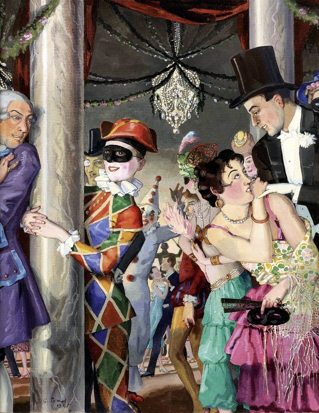 Masquerade by Konstantin Somov