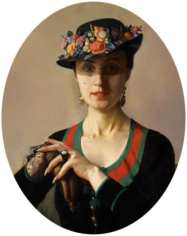 Portrait of a Lady by Konstantin Somov