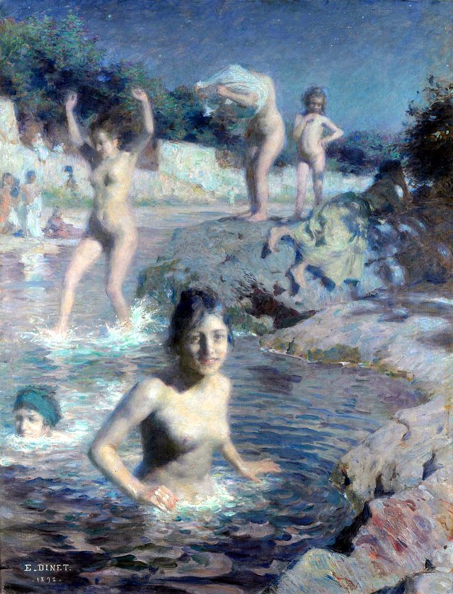 The Bathers by Nasreddine Dinet