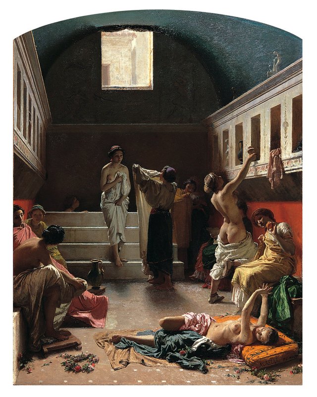 Bagno pompejano by Domenico Morelli