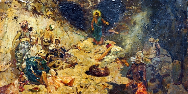 Gesù fra gli ossessi by Domenico Morelli