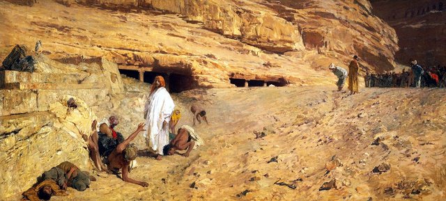 Gli ossessi by Domenico Morelli