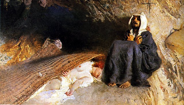 the Temptation of Saint Anthony by Domenico Morelli