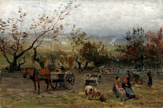 Potetopptaking - LKM. by Gerhard Munthe