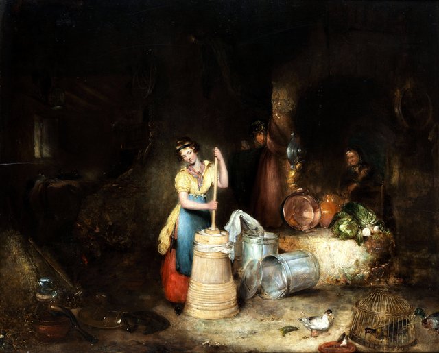 The secret delivery of the love letter by Michel Martin Drolling