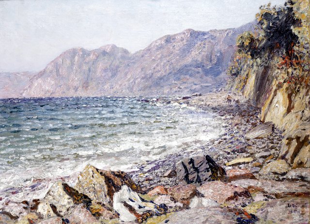Southern coastline / In the South by Nikolay Nikanorovich Dubovskoy