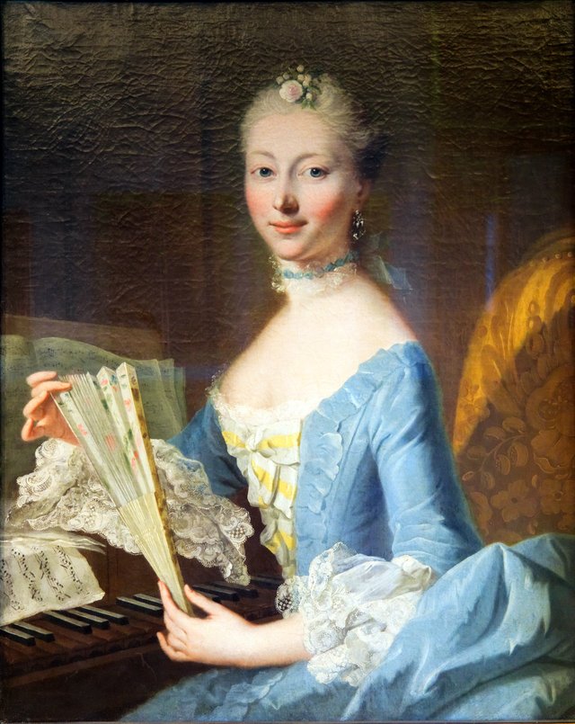 Portrait of a young lady by Johann Heinrich Tischbein