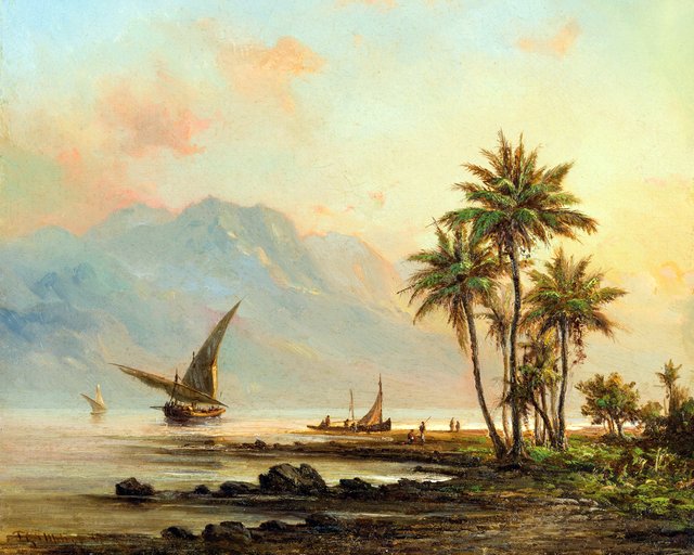 Venezuelan Coastal Landscape by Fritz Melbye
