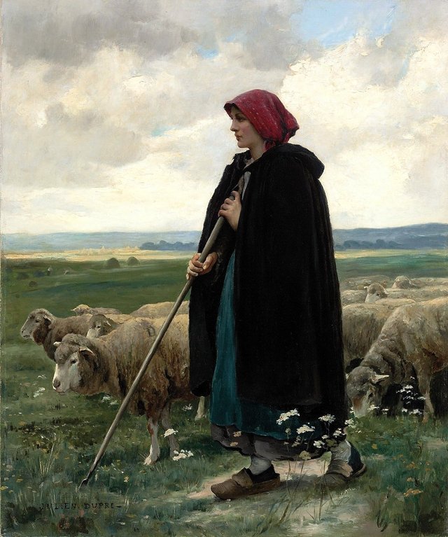 Minding the flock by Julien Dupré