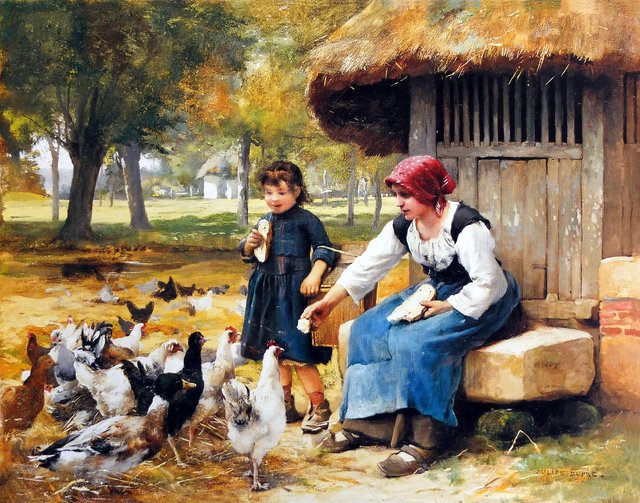 La Becquée by Julien Dupré