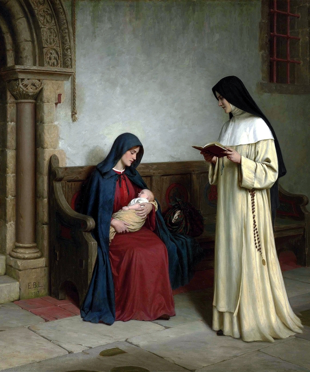 Maternity by Edmund Blair Leighton
