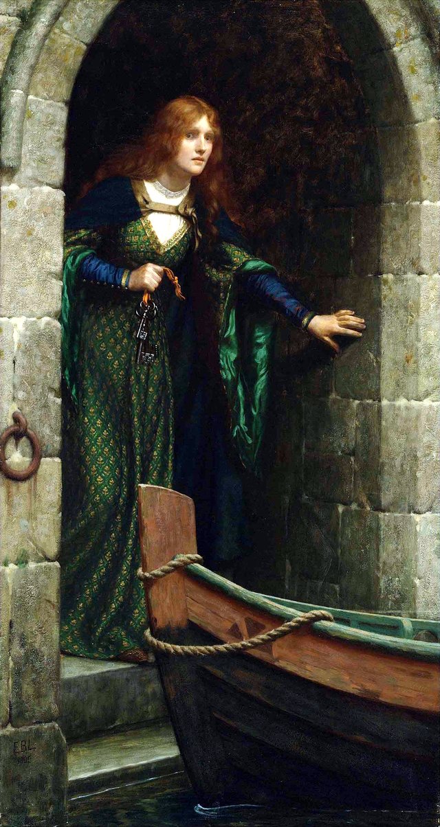 The Keys by Edmund Blair Leighton
