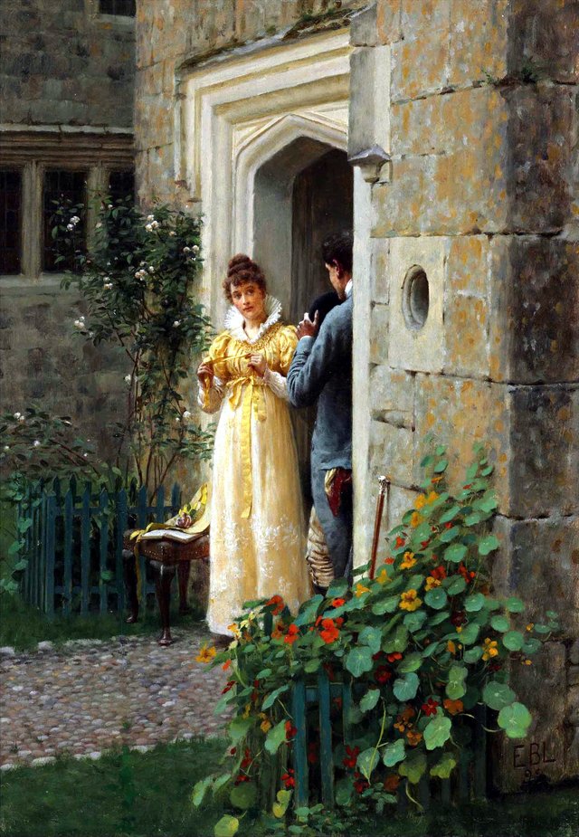 The Request by Edmund Blair Leighton