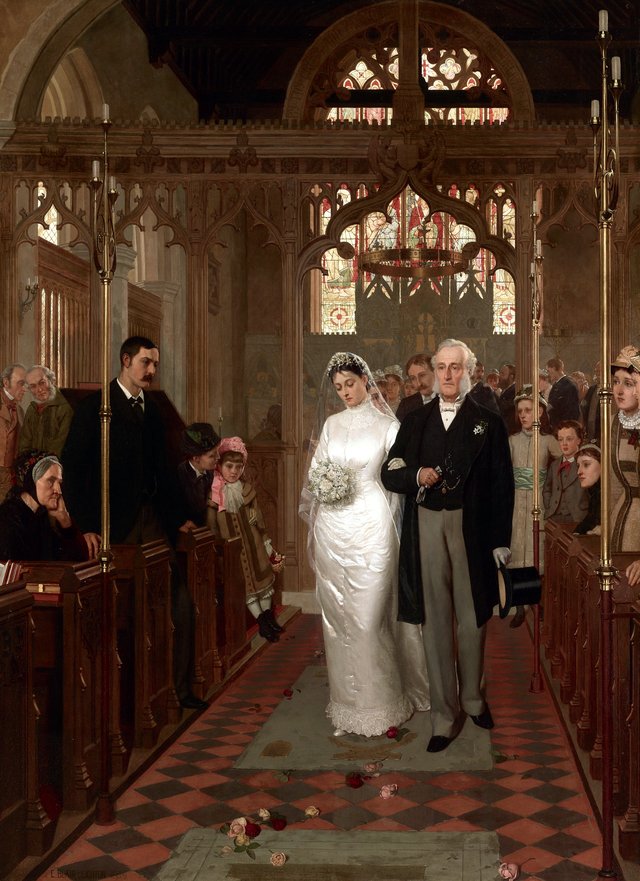 Till Death Us Do Part by Edmund Blair Leighton