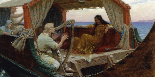 Tristram and Isolde by Edmund Blair Leighton