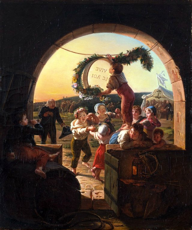 La Veille de la Saint-Louis au village by Pauline Auzou