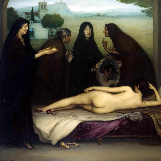 The Sin by Julio Romero de Torres
