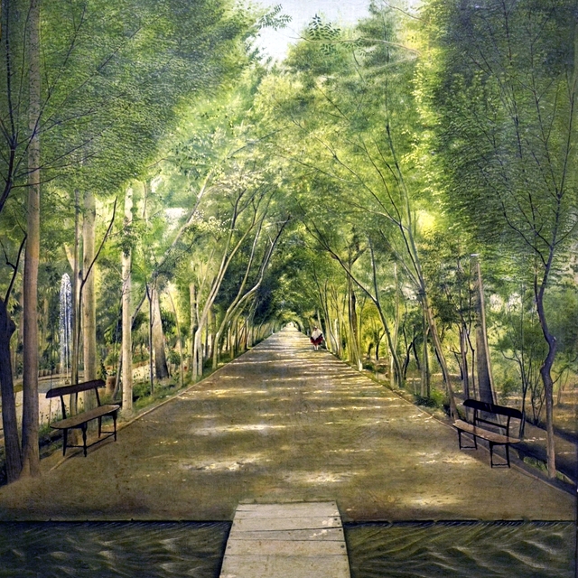The Doshan Tappeh Street by Kamal-ol-molk