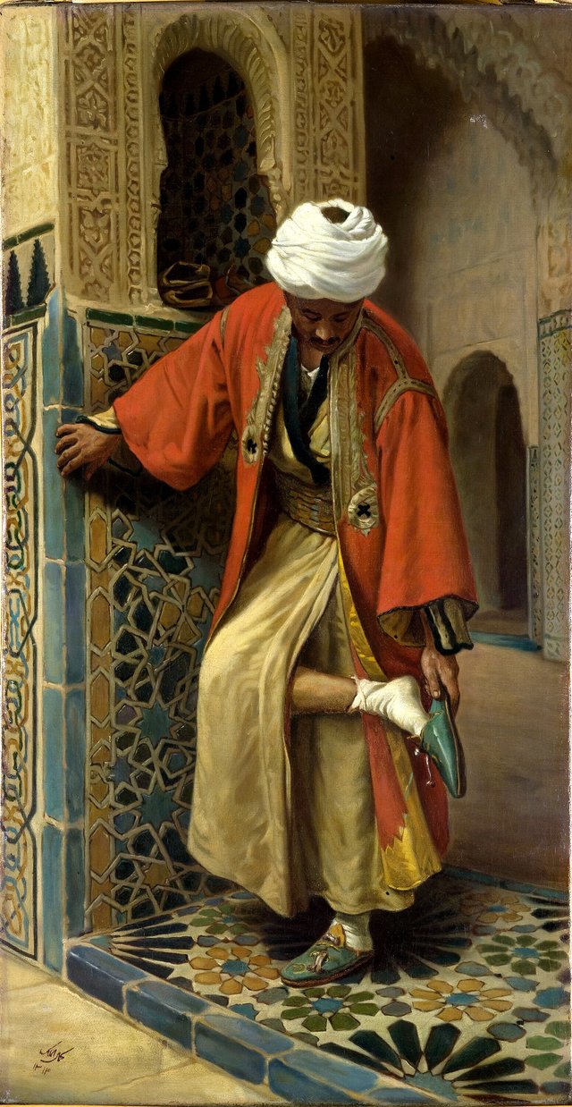 The Egyptian man by Kamal-ol-molk