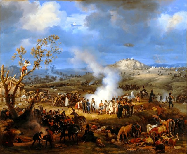 Bivouac on the Eve of the Battle of Austerlitz by Louis-François, Baron Lejeune