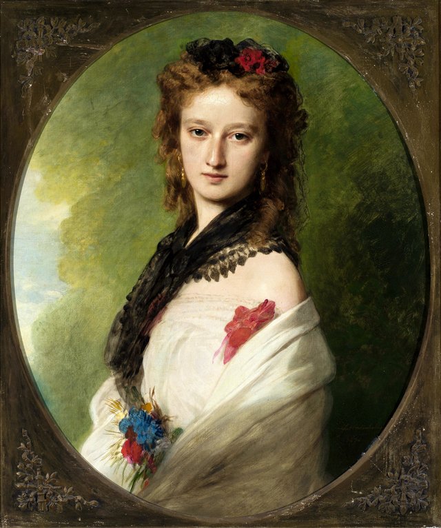 Portrait of Zofia Potocka by Franz Xaver Winterhalter