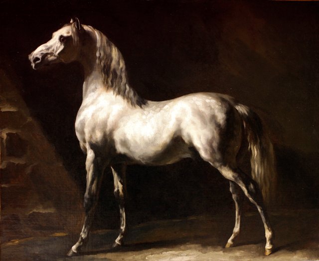 Gray Horse by Théodore Géricault