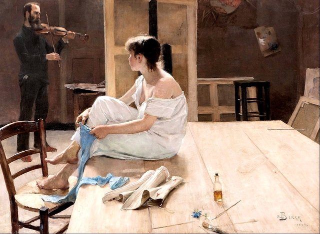 After the sitting by Richard Bergh