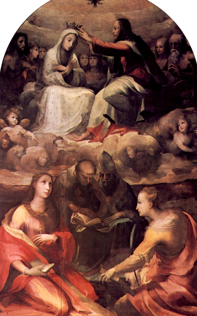 The Coronation of the Virgin by Domenico Beccafumi
