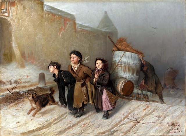 Triplet (Troyka) by Vasily Perov