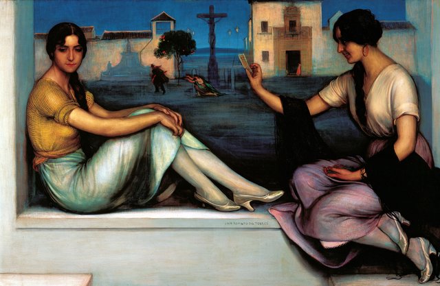The Fortune-telling by Julio Romero de Torres