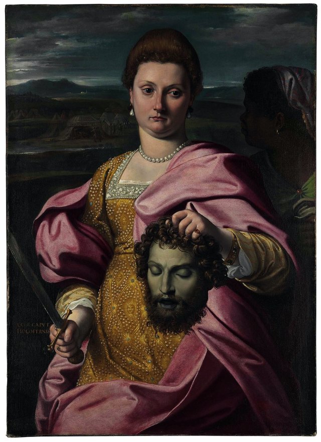 Portrait of a Woman as Judith by Agostino Carracci