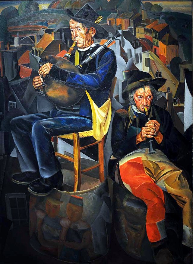 Sonneurs bretons by Boris Grigoriev
