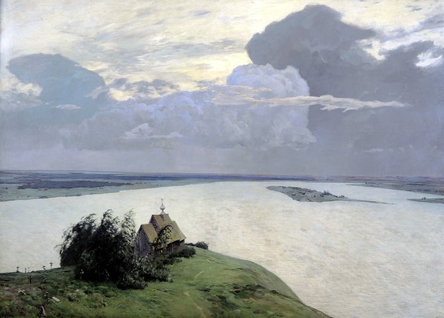 Over Eternal Quiet by Isaac Levitan