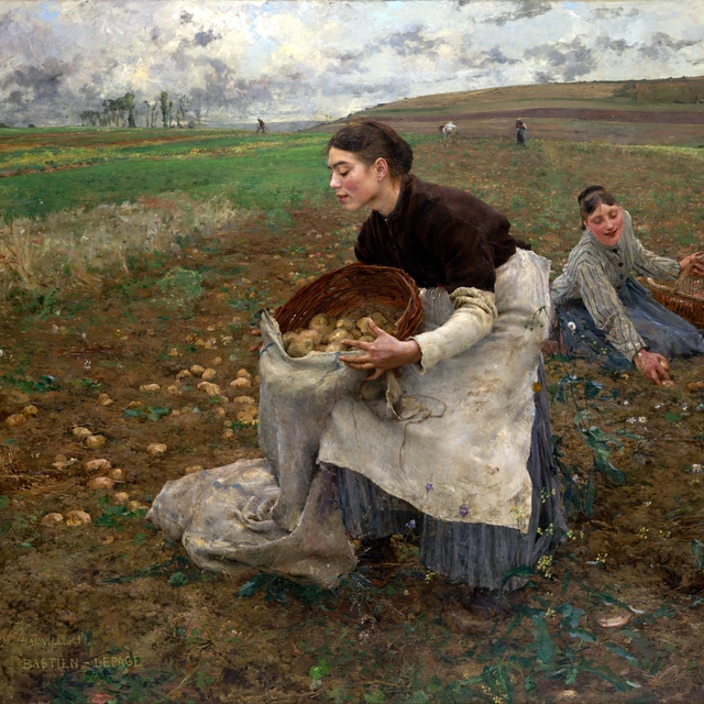 October (Saison d'octobre) by Jules Bastien-Lepage