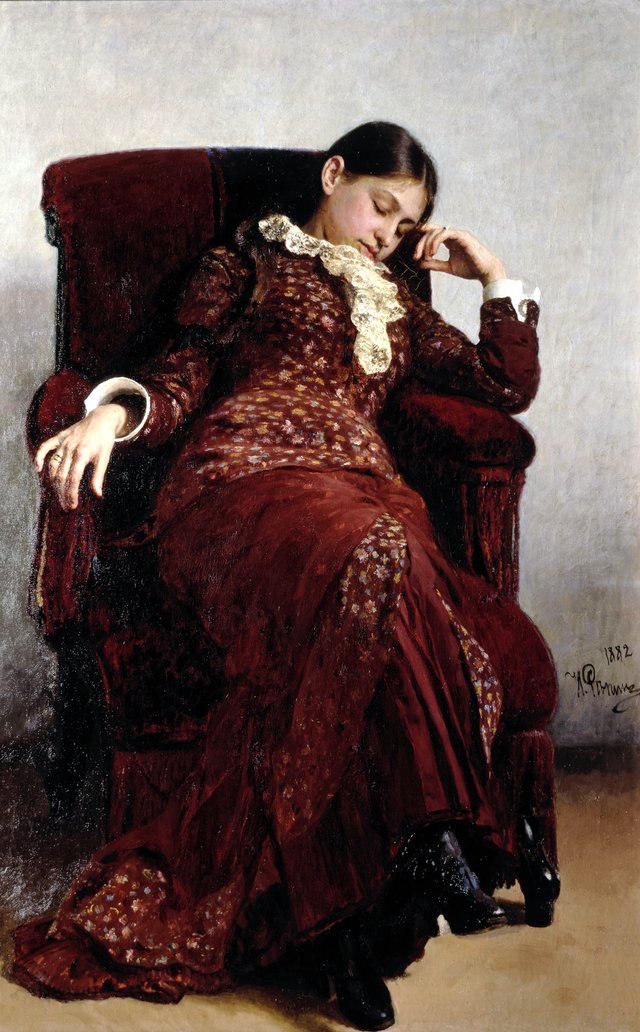Taking a rest by Ilya Repin