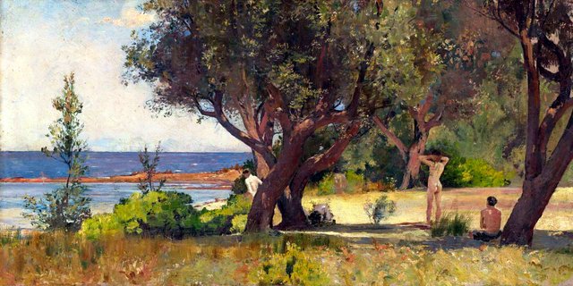 The Sunny South by Tom Roberts