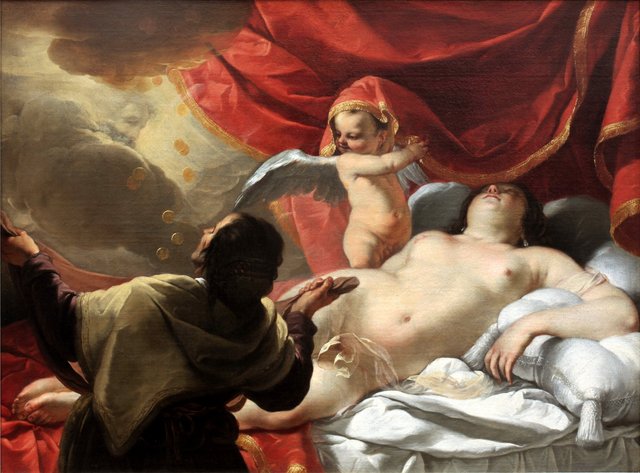 Danaë by Jacques Blanchard
