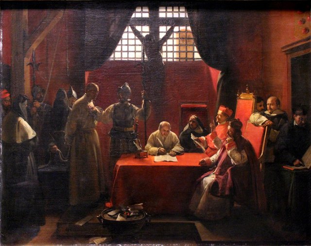 The Examination of Savonarola by François Marius Granet