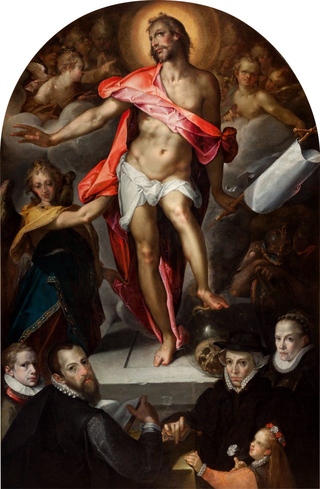 Epitaph of Goldsmith Nicolas Müller of Prague by Bartholomeus Spranger