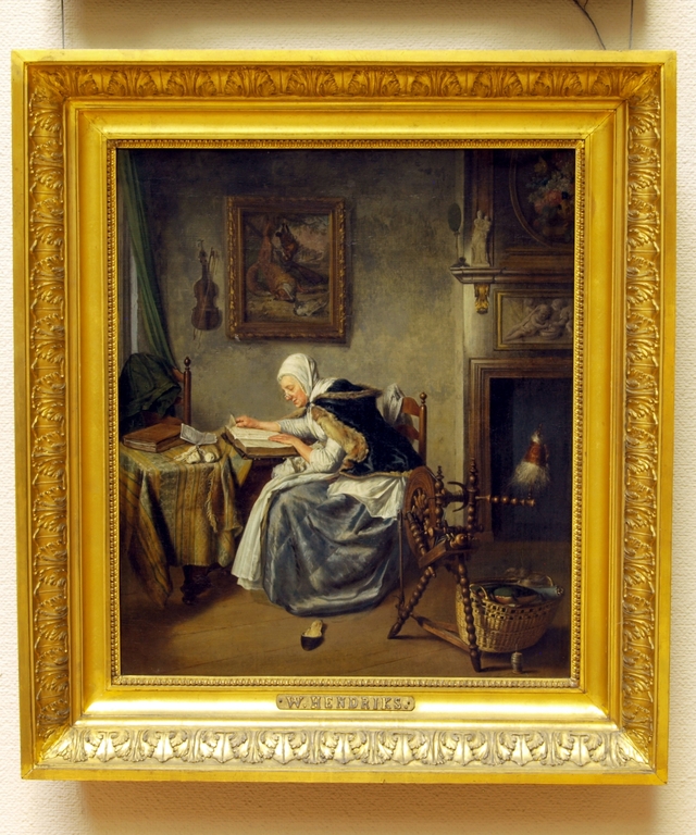 Old Woman Reading by Wybrand Hendricks