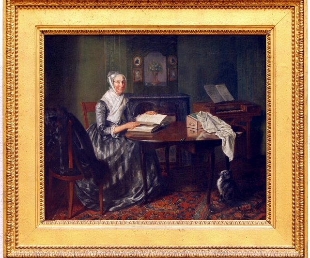 Portrait of probably Elisabeth Jannette Hoogstadt (1752-1824) by Wybrand Hendricks