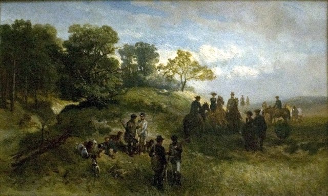 Hunting company by Charles Rochussen